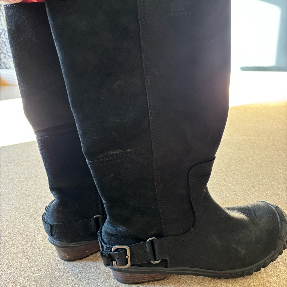 Sorel Black Over the Knee Boots
